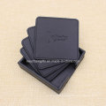 Custom Place Mat Leather Coaster with Brand Logo